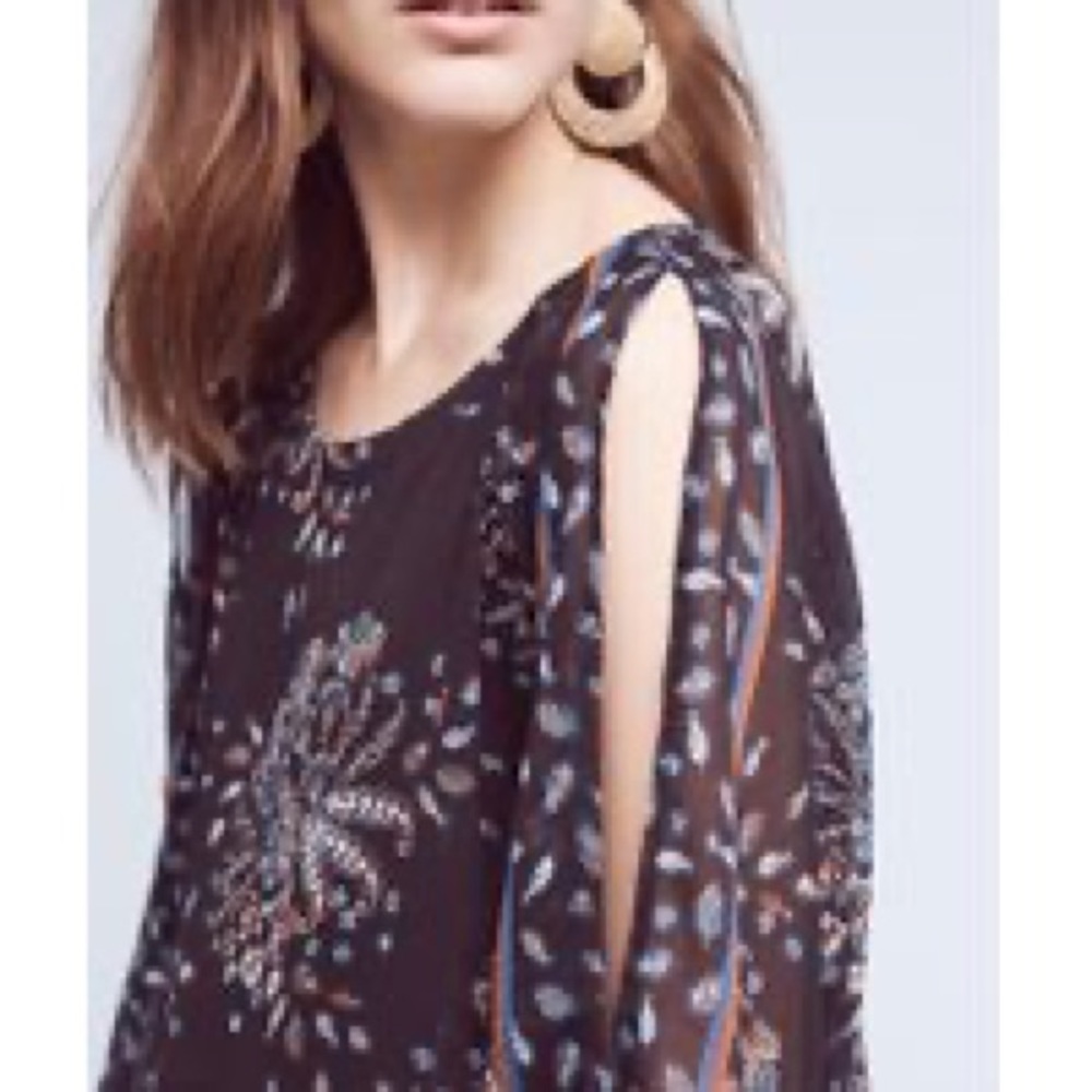 Anthropologie Paisley Blouse